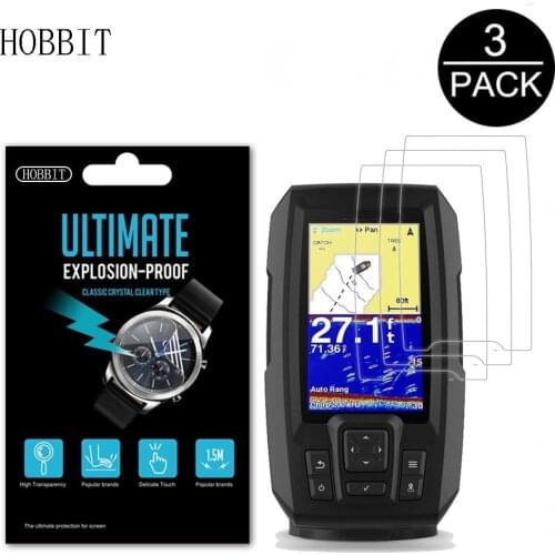 3Pack For Garmin Striker 4 4cv 4dv striker Plus 4 4CV 4dv LCD Film Nano Explosion-proof Screen Protector for Garmin Fish Finder