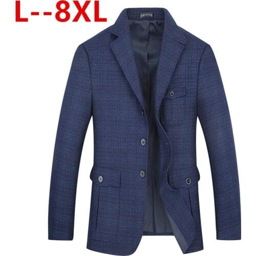 Plus size 10XL 8XL 6XL 5XL New Arrival Luxury Men Blazer New Spring Fashion Brand Slim Fit Men Suit Terno Masculino Blazers Men