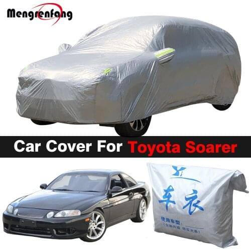Full Car Cover Outdoor Indoor Sun Shade Anti-UV Rain Snow Ice Resistant Auto Cover Dustproof For Toyota Soarer