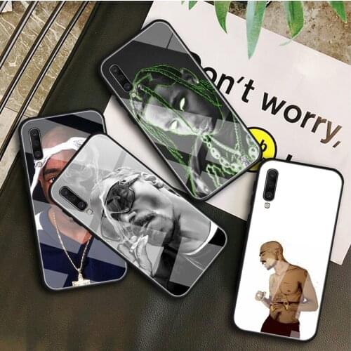 Hip hop singer 2Pac Tupac Tempered Glass Case For Samsung Galaxy A 10S 10E 20S 20E 30S 40 50S 60 70 80 90 6 7 8 Shell
