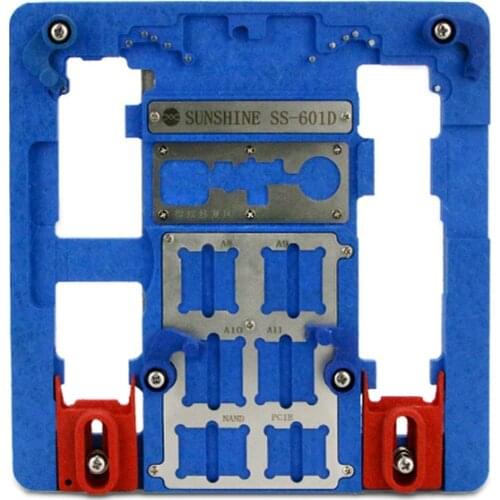 Professional PCB Board Holder SS-601D CPU Glue Removing Fingerprint Repair Fixture for IP 5S/5C/SE/6G/6P/6SP/7P/7G/8P/8G/XR