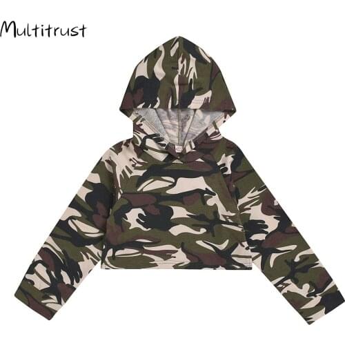 Kids Sweatshirts 2020 Autumn Fashionable Camouflage Print Long Sleeve Sweatshirt Hooded Tops for Kids Boys