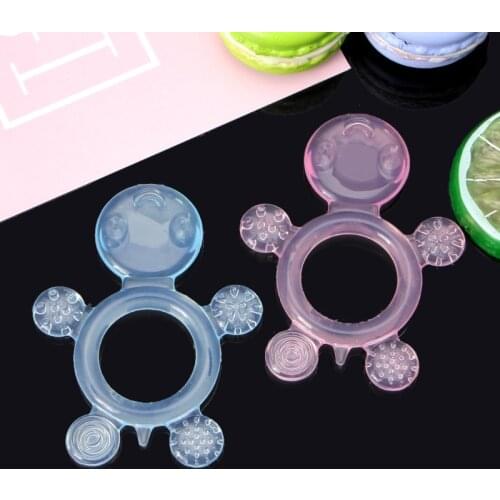 Baby Soothing Teether Chew Charms Baby Teething Toys Toddler Boy Girl Tooth Bit Teethers BPA Free Silicone Food Grade Silicone