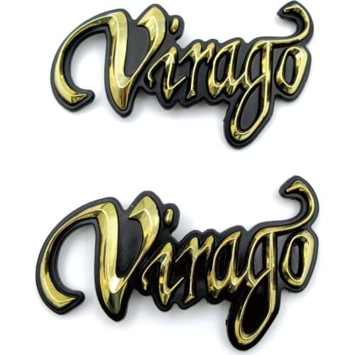 Motorcycle Fuel Gas Tank Emblem Badge Decoration Decals High Quality ABS Plastic Sticker For Yamaha Virago XV125 250 400 535 700