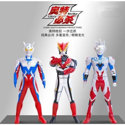 22cm Ultraman Z Tiga Geed Taiga Rosso Zero Cute Action Figures Doll Collection Model Toys Childrens Holiday gifts