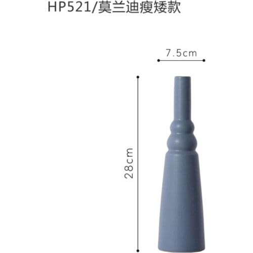 Nordic Ceramic Vase Ornaments Modern European-style Flower Vases For Homes Living Room Home Decoration Accessories