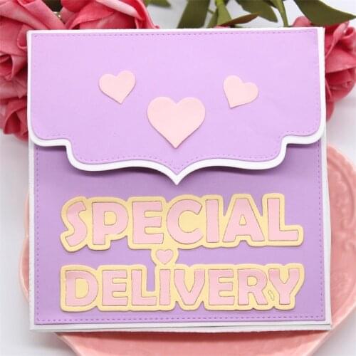 KLJUYP Envelope Metal Cutting Dies Scrapbook Paper Craft Decoration dies scrapbooking