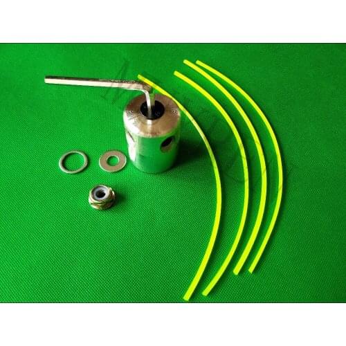 M10*1.25 Aluminum Grass Trimmer Brush Cutter Head Lawn Mower Accessories Cutting Line Head for Strimmer Replacement Tap & Go