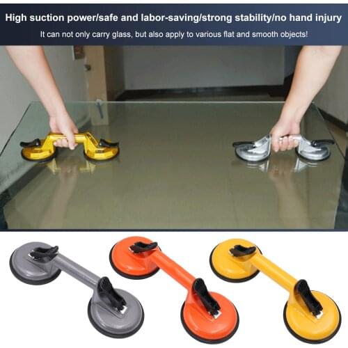 Heavy Duty Ceramic Glass Double Suction Cup Premium Quality Powerful Plastic Multi-Purpose Vacuum Suction Lifter