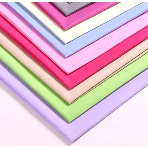 50*150cm solid color polyester fabric plain weave fabric curtain fabric accessories for Clothes tablecloths luggage DIY