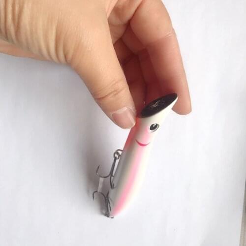 Sinking Popper Hard Lure 116mm/38g Fishing Lures Sinking with Trebke Hooks Swimbait Plastic Bait for Carp Fishing Sinking