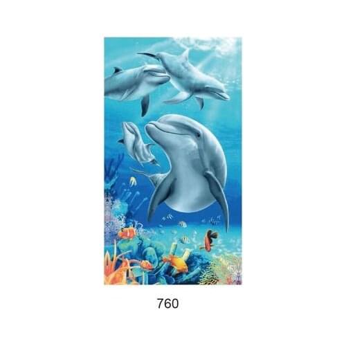 New Super Big Horse dolphin Animal Bath Beach Towel Adults Serviette De Bain Microfiber Bathroom Towels Toallas Playa 100*180cm