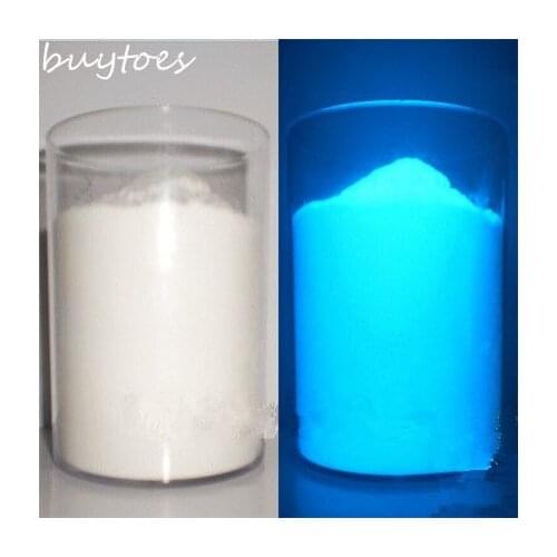 Buytoes 500g blue color Luminous powder phosphor powder DIY decoration 500g/bag,decorating material,Glow Powder Paint
