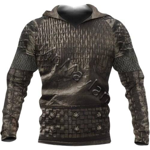 Vikings Ragnar Lothbrok Armor 3D Jacket Men/Women Harajuku Hoodie Unisex Casual Streetwear Sweatshirt Pullover sudadera hombre
