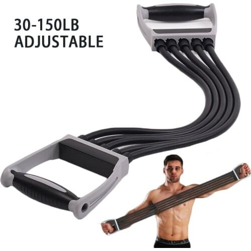 Adjustable Hand Strengthener Fitness Forearm Trainer Arm Exerciser Expander Chest Resistance Bands Chest Muscles Exercise