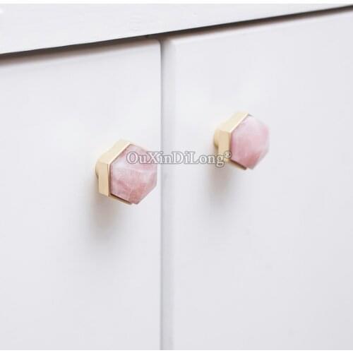 Luxury European 10PCS Brass + Crystal Cabinet Door Handles Cupboard Wardrobe Drawer Kitchen Wine Cabinet Pulls Handles & Knobs Z