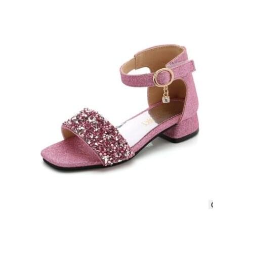 Kids Girls Sandals New Summer Toddler Shoes Girl Non-slip Kids Beach Sandal Toddler Shoe Soft Sandals Dancing Shoes Roman Shoes