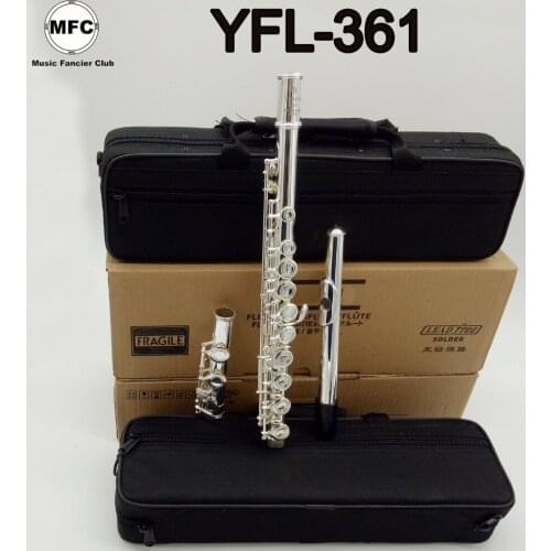 Brand New MFC Profession Flute FL-361 Standard Silver Plated Student Flute Closed Open Hole Flute Model 16 17 Holes