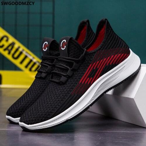 SWGOODMZCY Men's White Sneakers