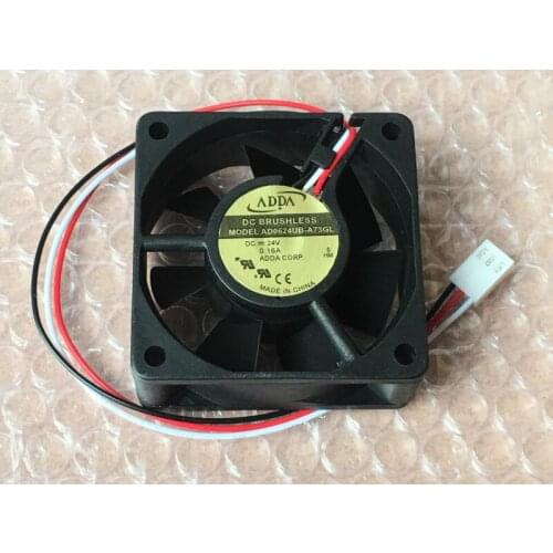 ADDA AD0624UB-A73GL 24V 0.16A 60x60x25mm 3-Wire Server Cooling Fan