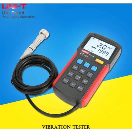 UNI-T UT315A Split Vibration Tester; High Precision Portable Vibration Meter Motor Vibration Tester / USB Data Transmission