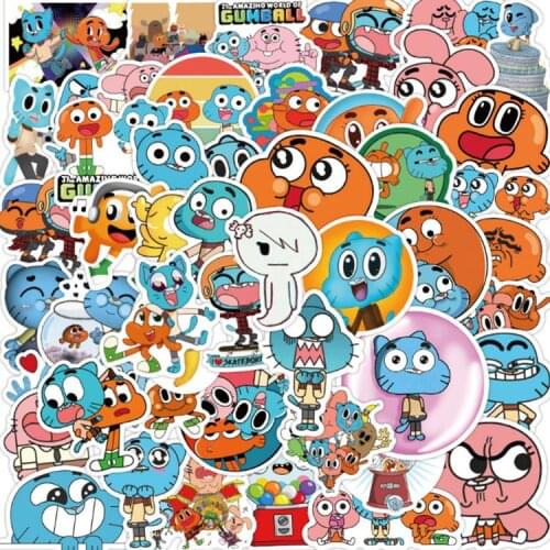 10/30/50Pcs Animated Forrest Gump World Graffiti Waterproof Skateboard Travel Suitcase Phone Laptop Luggage Stickers DIY Kids