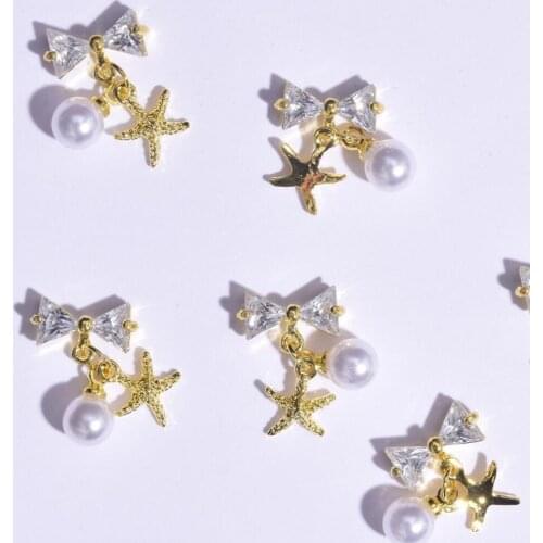 100Pcs/Lot 3D Nail Art Decorations Flowers Design 14 Colors Glitter Rhinestone Alloy Accessories Studs For Nails Rhinestones