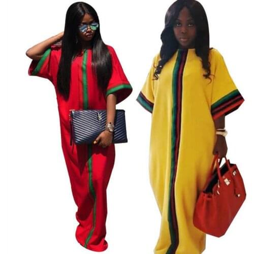 2019 African Dress Autumn And Winter Digital Printing, Slim Sleeved Dress, New, Fashion, African, Women, Clothing