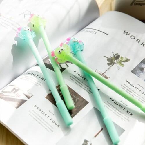 4pcs Cute Gel Pens Kawaii Stationery Creative Styling Cactus Pen School Office Supplies Fashion Korea Signature Pen cute pens