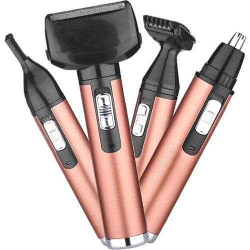 4 in 1 Multifunction Hair Remover Shaver Trimmer Kit for men Facial Leg Eyebrow Electric Epilator