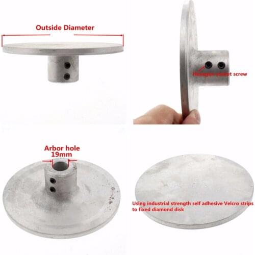 6" inch Aluminum master lap for Diamond coated Flat Lap Disk Grinding Wheel ILOVETOOL