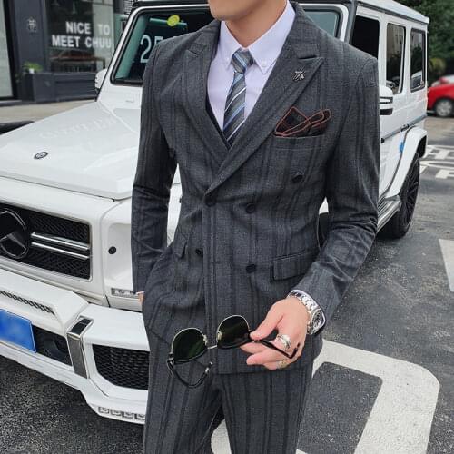 Alexwiner Wu Mens Casual Suits