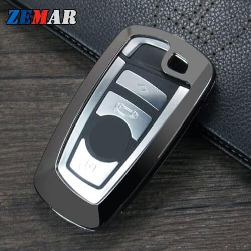 Zinc alloy Car Remote Key Case Cover For BMW 1 2 3 4 5 6 7 Series X1 X3 X4 X5 X6 F30 F34 F10 F07 F20 G30 F15 F16 G20 F25 F26 F48