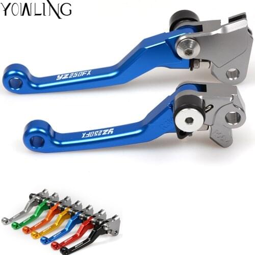 CNC Pivot For YAMAHA YZ250FX 2015-2016 2017 2018 Dirtbike Pivot Brake Clutch Levers Motocross Replacement Dirt bike Lever handle