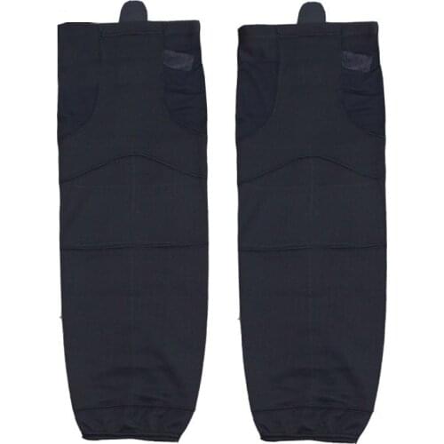 COLDINDOOR 100% Polyester white Ice Hockey Socks Cheap Shin Guards W022