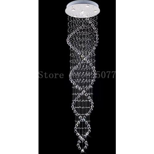 DHL shipping super crystal light hall chandelier size Dia800*H2500mm villa hotel decoration crystal chandeliers JF1289