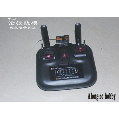 Hotrc HT-6A 2.4G 6CH RC Transmitter FHSS & 6CH Receiver With Box or SBUS FC RECEIVER For FPV Drone Rc Airplane Rc Car Rc