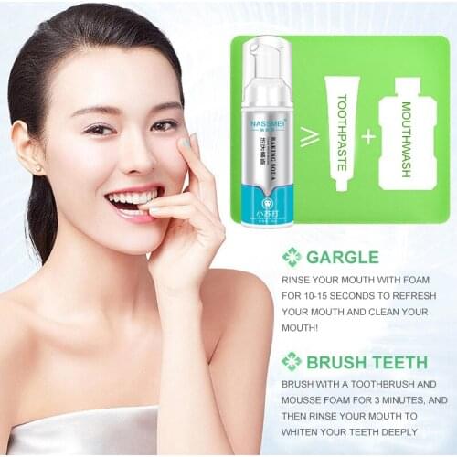 Nassmei Press Cleaning Mousse Oral Cleaning and Whitening Mousse Foam Toothpaste