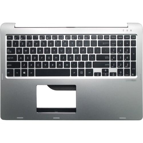NEW Laptop Palmrest Upper Case With US keyboard For ASUS TP500 TP500L TP500LA TP500LB TP500LN Silver