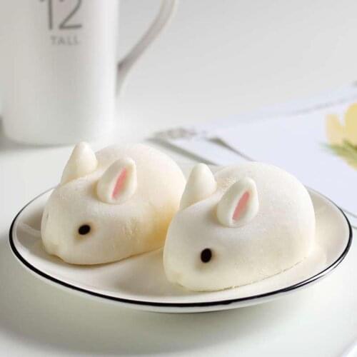 3D Rabbit DIY Jelly Silicone Mousse Cake Mold Kitchen Fondant Chocolate Baking Tools Creative Bunny Candle Soap Decoration