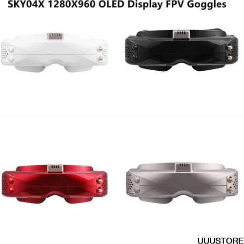 SKYZONE SKY04X 1024x768 5.8Ghz 48CH OLED HD 3D FPV Goggles Diversity with New Rapidmix RX Receiver Built-in DVR Headtracker