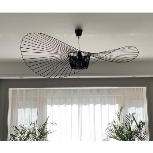 Nordic Modern Pendant Lights Straw Hat Hanging Lamp For Living Room Bedroom Dining Room Home Decor Lamp E27 Luminaire Suspension