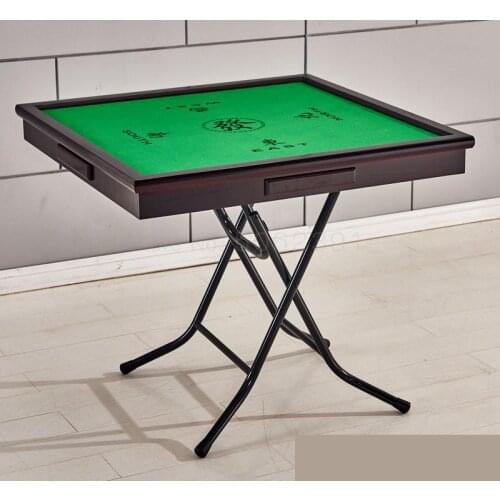 Mahjong table folding chess table mahjong table simple sparrow table dormitory card dual-use table
