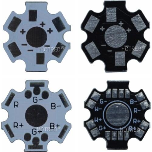 1W 3W 5W Heat Sink LED Aluminum Base Plate PCB Board Substrate 20mm Star Kit DIY Cooling Heatsink 20 mm for 1 3 5 W Watt