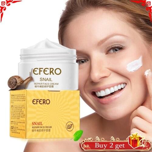 Snail Moisturizing Face Cream Wrinkle Firming Anti Wrinkle and Nourishing Acne Treatment Whitening Repair Tight Skin Serum Care