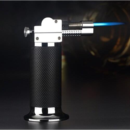 Windproof Torch Jet Turbo Gas Lighter Three Nozzles BBQ camping Kitchen Inflatable Butane Spray Gun Cigar Cigarettes Lighter