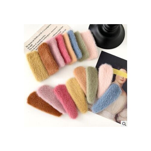 120pcs/lot DIY Simple Multi Mink Hair Rectangle Hair BB Clips Water Drop Bang Hairpin Hair Styling Tools Accessories HA1396