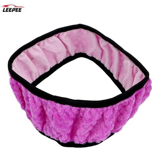 Pearl Velvet Winter Car Steering Wheel Cover Auto Decoration Car Accessories Universal Car-styling Soft Warm Plush Covers