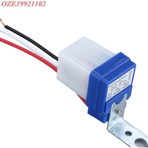1pc Photo-electric Street Lighting Control Automatic On Off Lamp Light SwitchAC 220V 50-60Hz 10A Sensor Switch Rainproof
