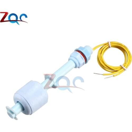 110V PP Liquid Float Switch Water Level Sensor for Aquarium Water Pump Fish Tank Polypropylene Plastic Water Level Controller